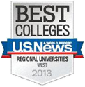 U.S. News Best Colleges 2013 Logo